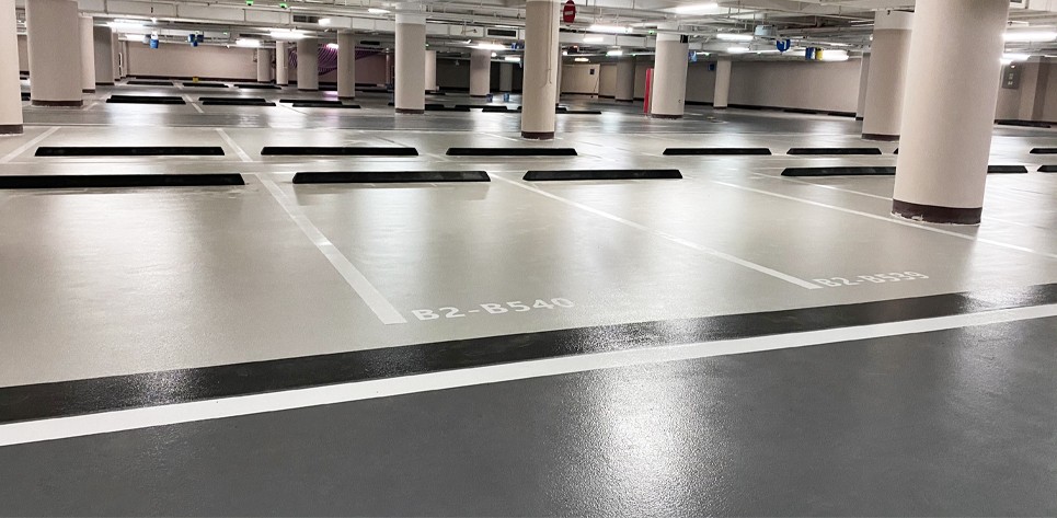 停車場地面